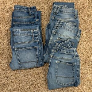 Cat & Jack Boys Jeans Size 12 x2 bootcut x3 skinny stretch